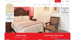 Desktop Screenshot of hotelpuebladeantano.com